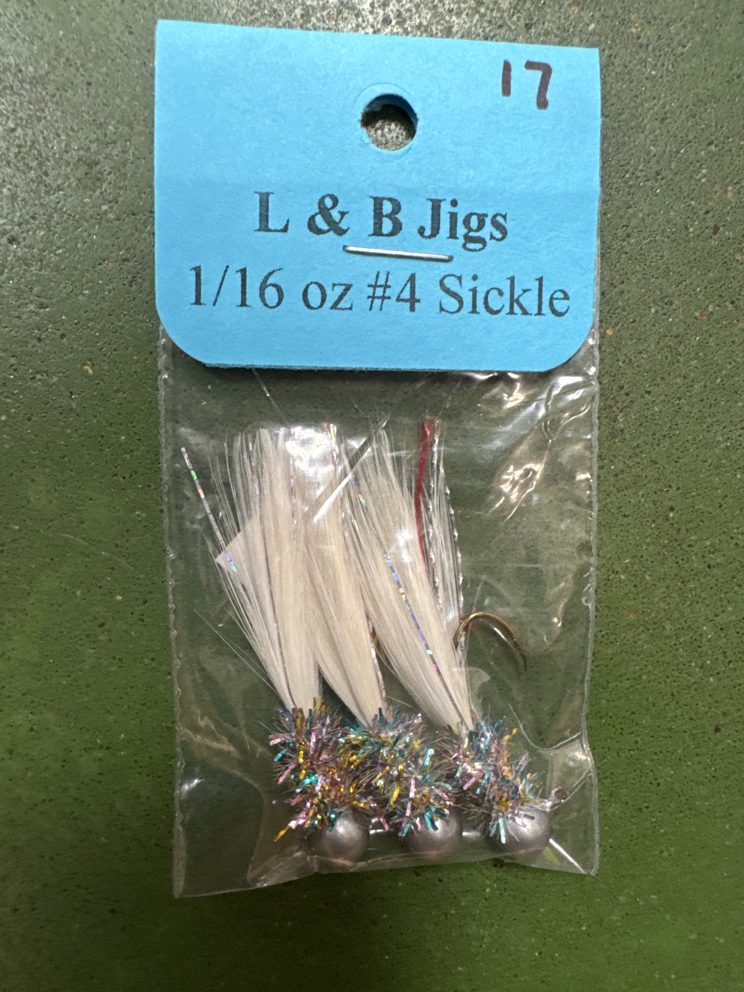 L and B Hand Tied Crappie Jigs #17