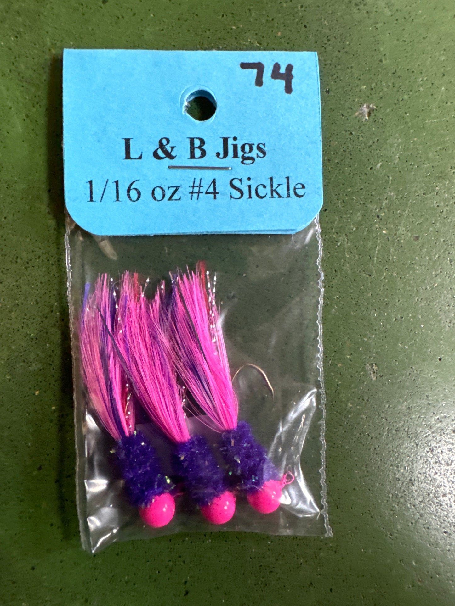 L and B Hand Tied Crappie Jigs #74