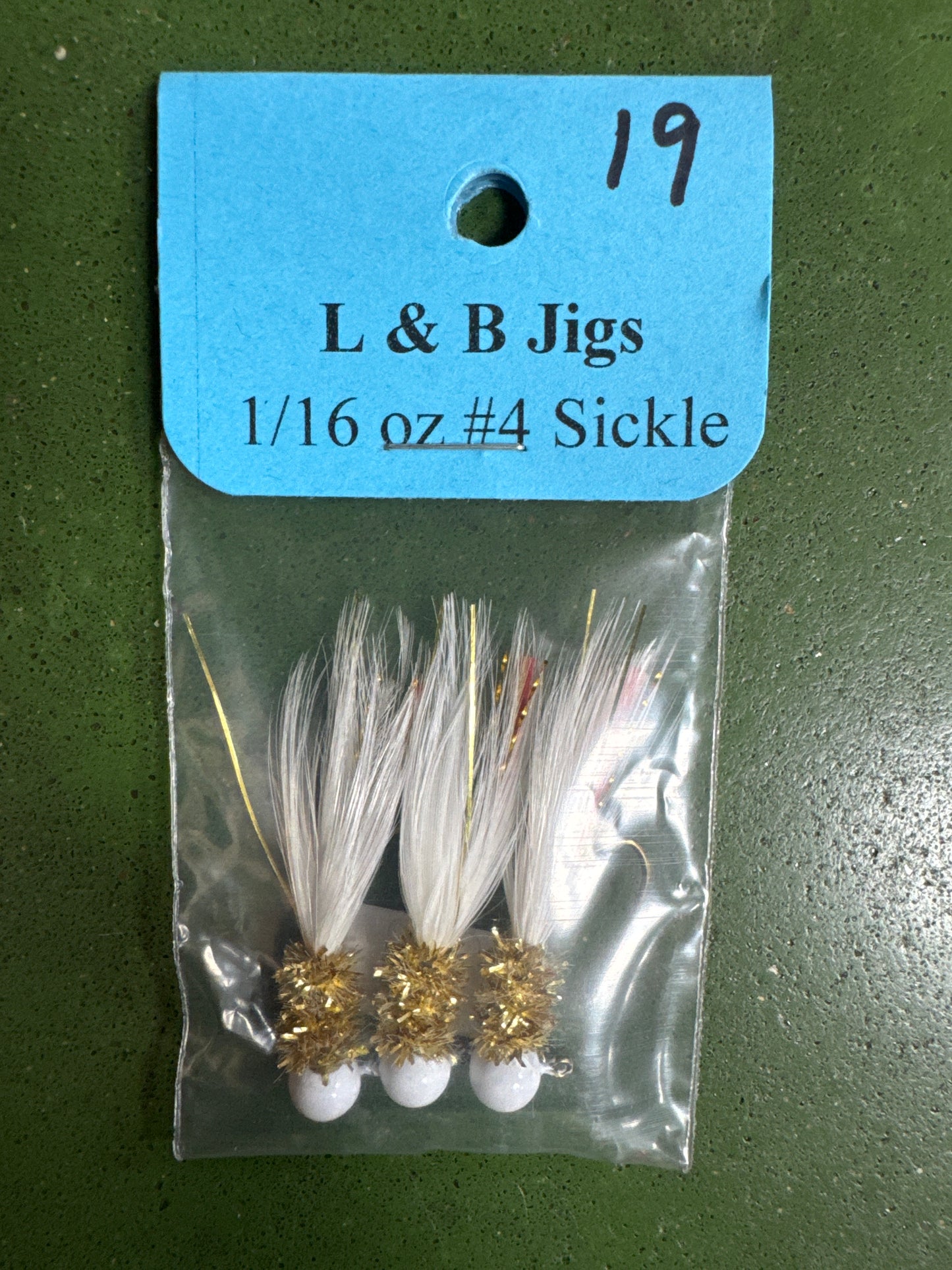 L and B Hand Tied Crappie Jigs #19