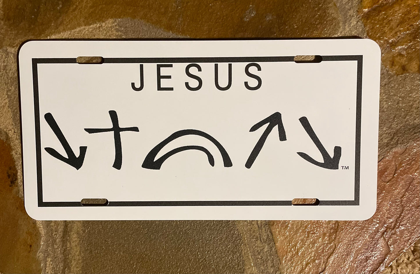 Gospel Symbols License Plate
