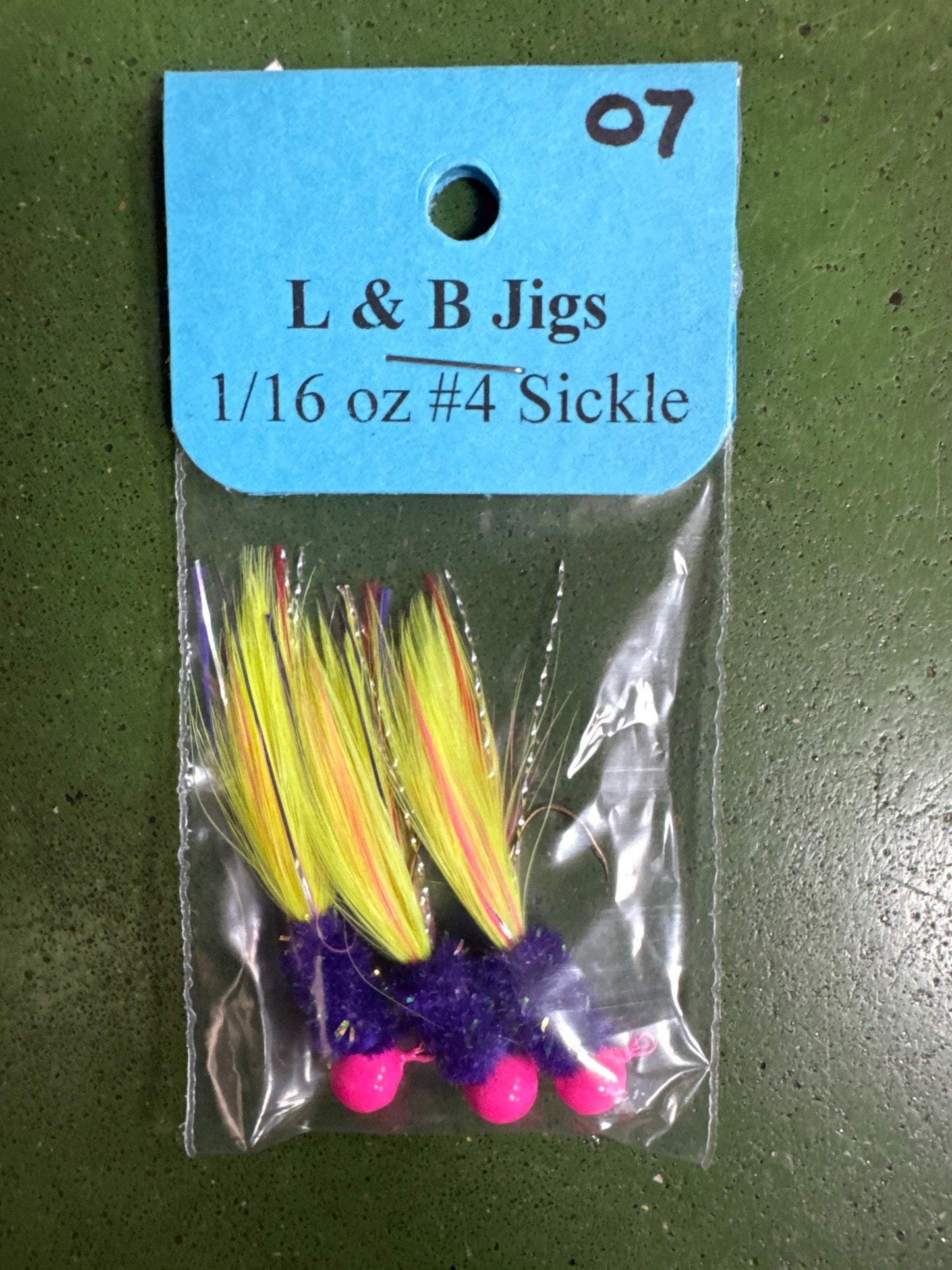 L and B Hand Tied Crappie Jigs #07