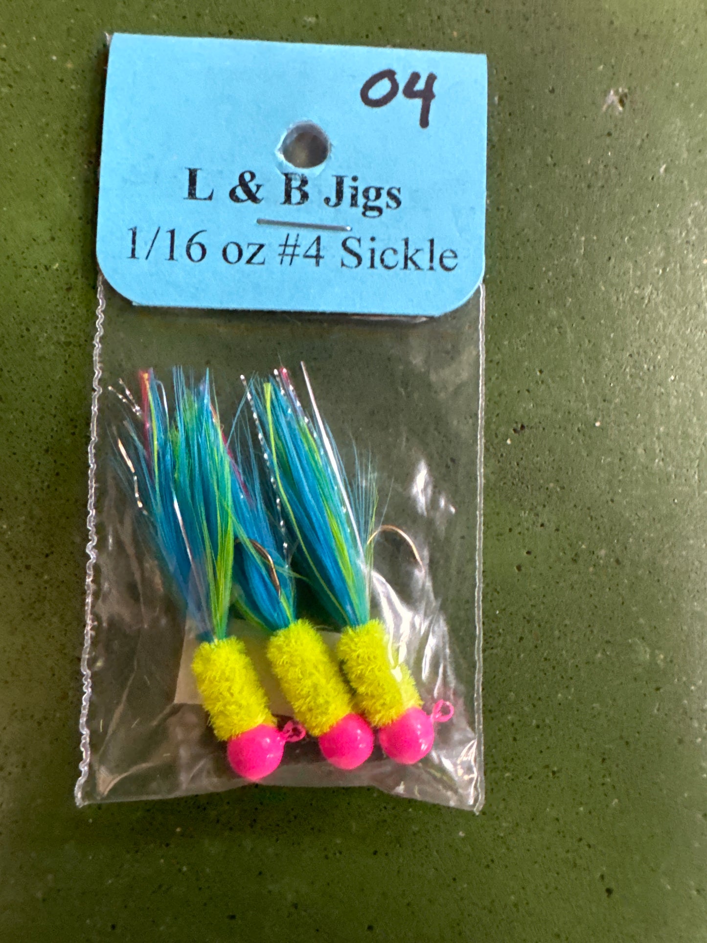 L and B Hand Tied Crappie Jigs #04