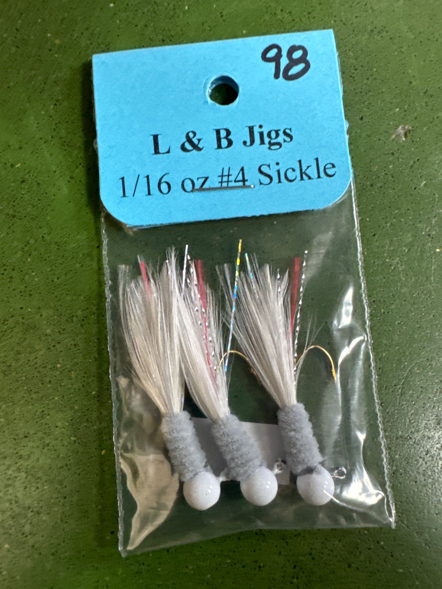 L and B Hand Tied Crappie Jigs #98