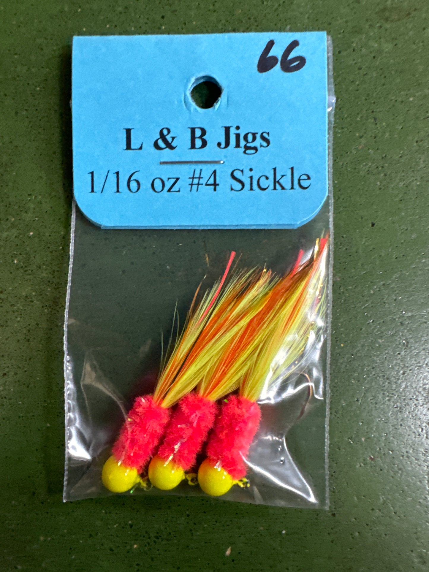 L and B Hand Tied Crappie Jigs #66