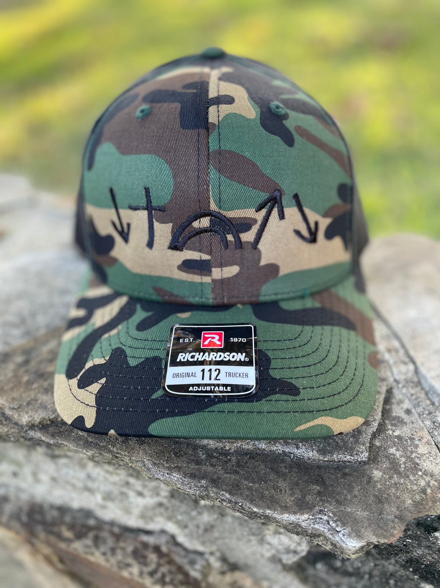 Gospel Symbols Hat Green Camo