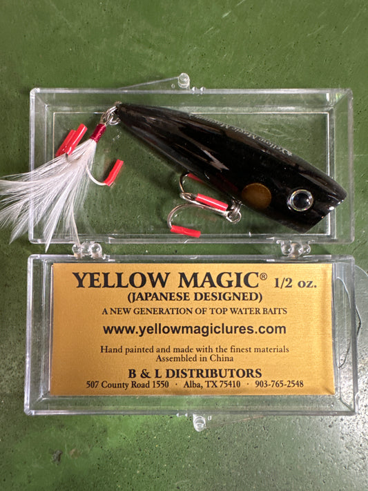 Yellow Magic Magnum - Black Shad