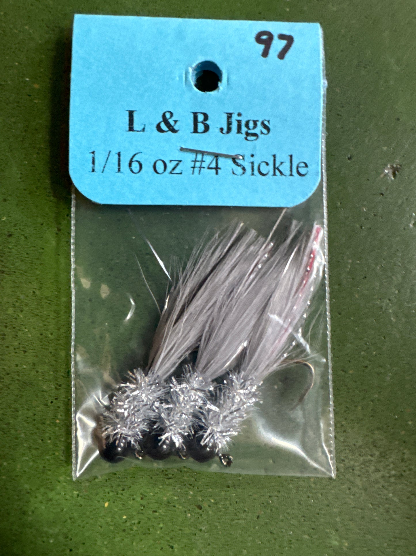 L and B Hand Tied Crappie Jigs #97