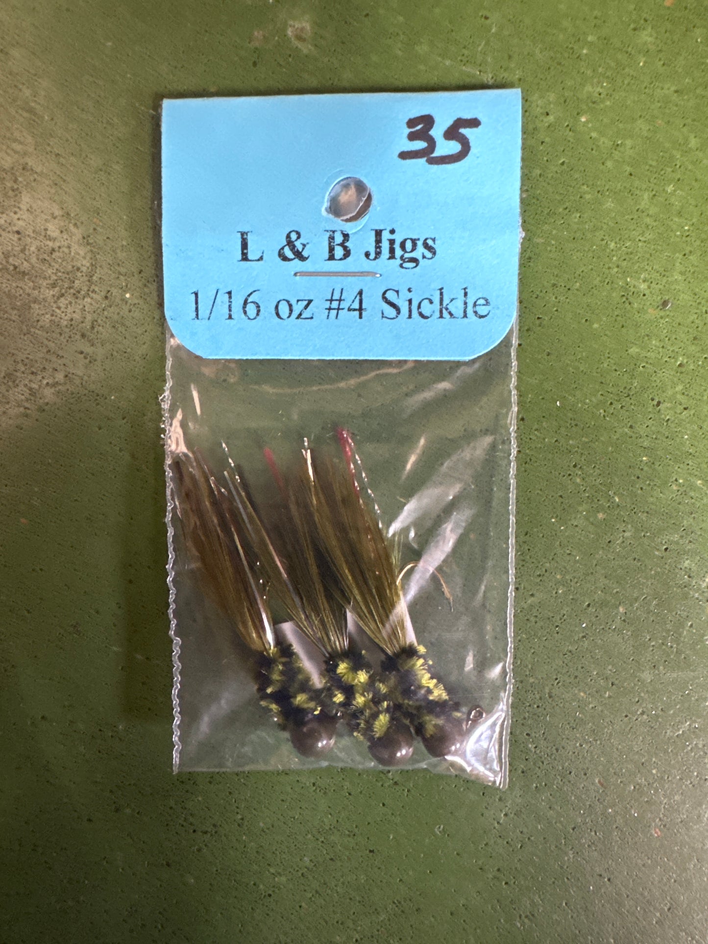 L and B Hand Tied Crappie Jigs #35