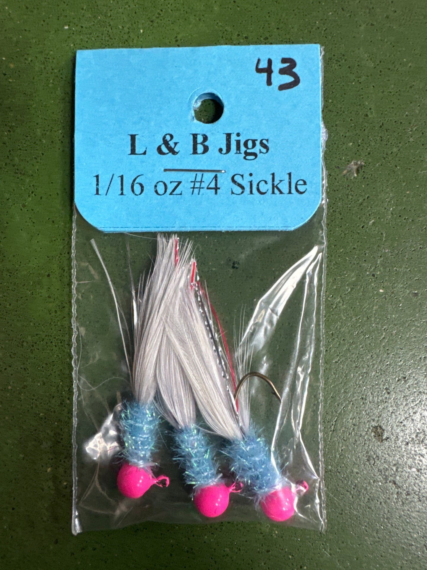 L and B Hand Tied Crappie Jigs #43