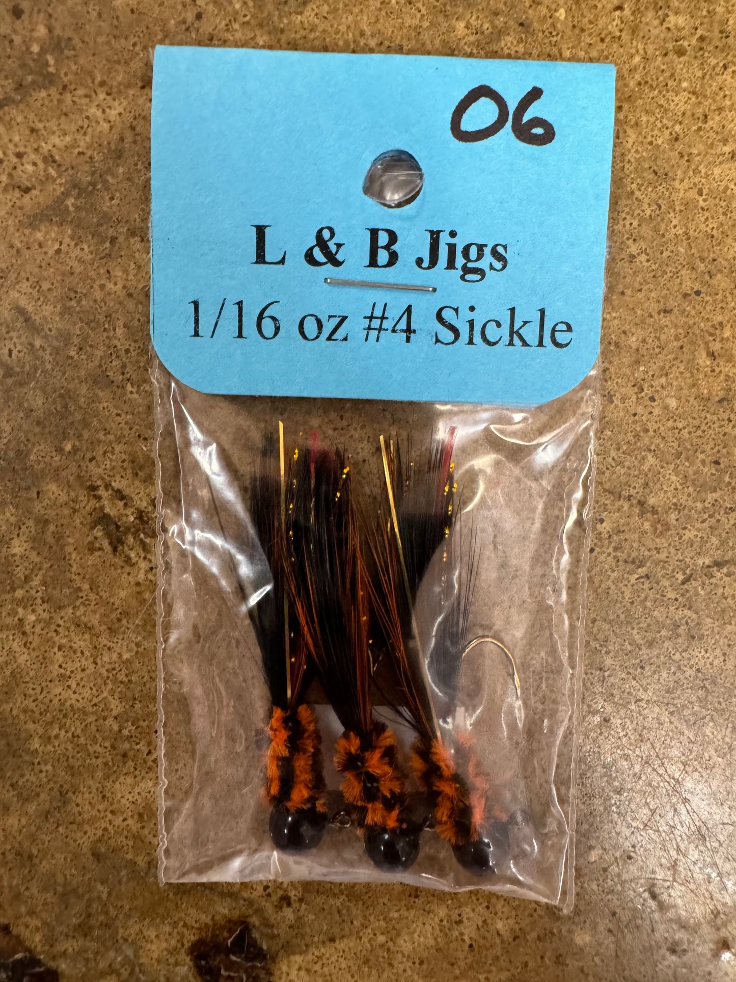 L and B Hand Tied Crappie Jigs #06