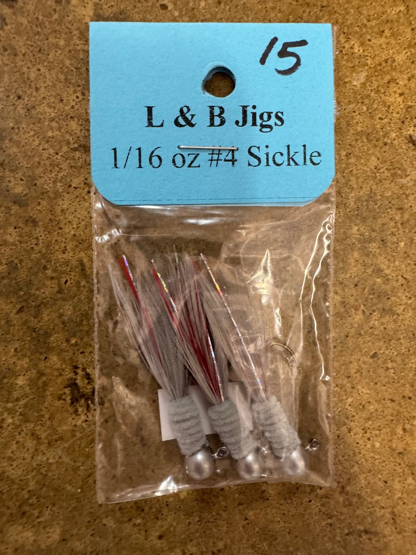 L and B Hand Tied Crappie Jigs #15