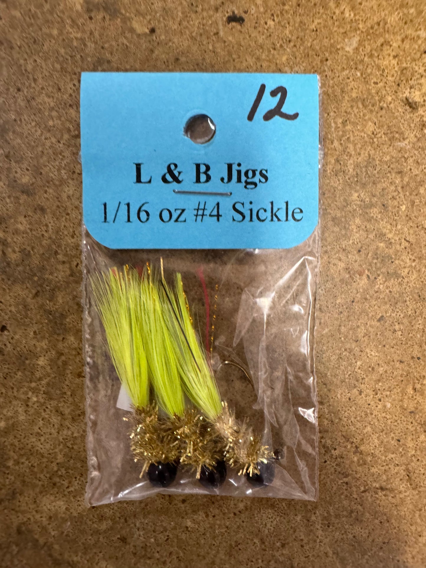 L and B Hand Tied Crappie Jigs #12