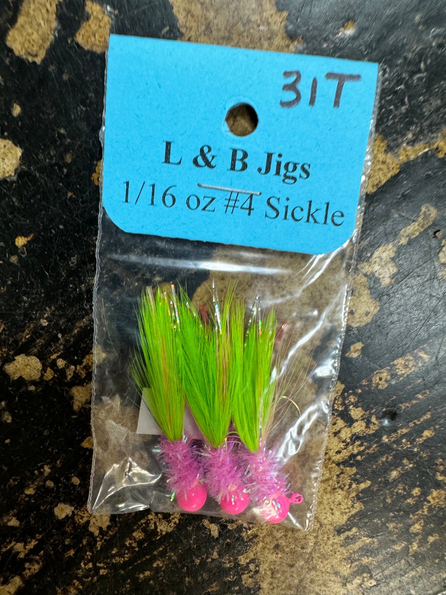 L and B Hand Tied Crappie Jigs #31T