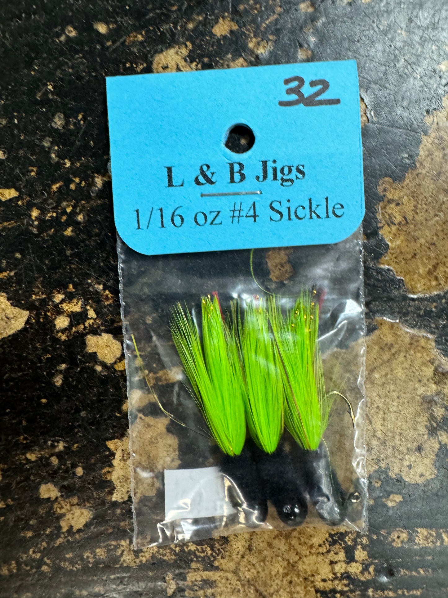 L and B Hand Tied Crappie Jigs #32