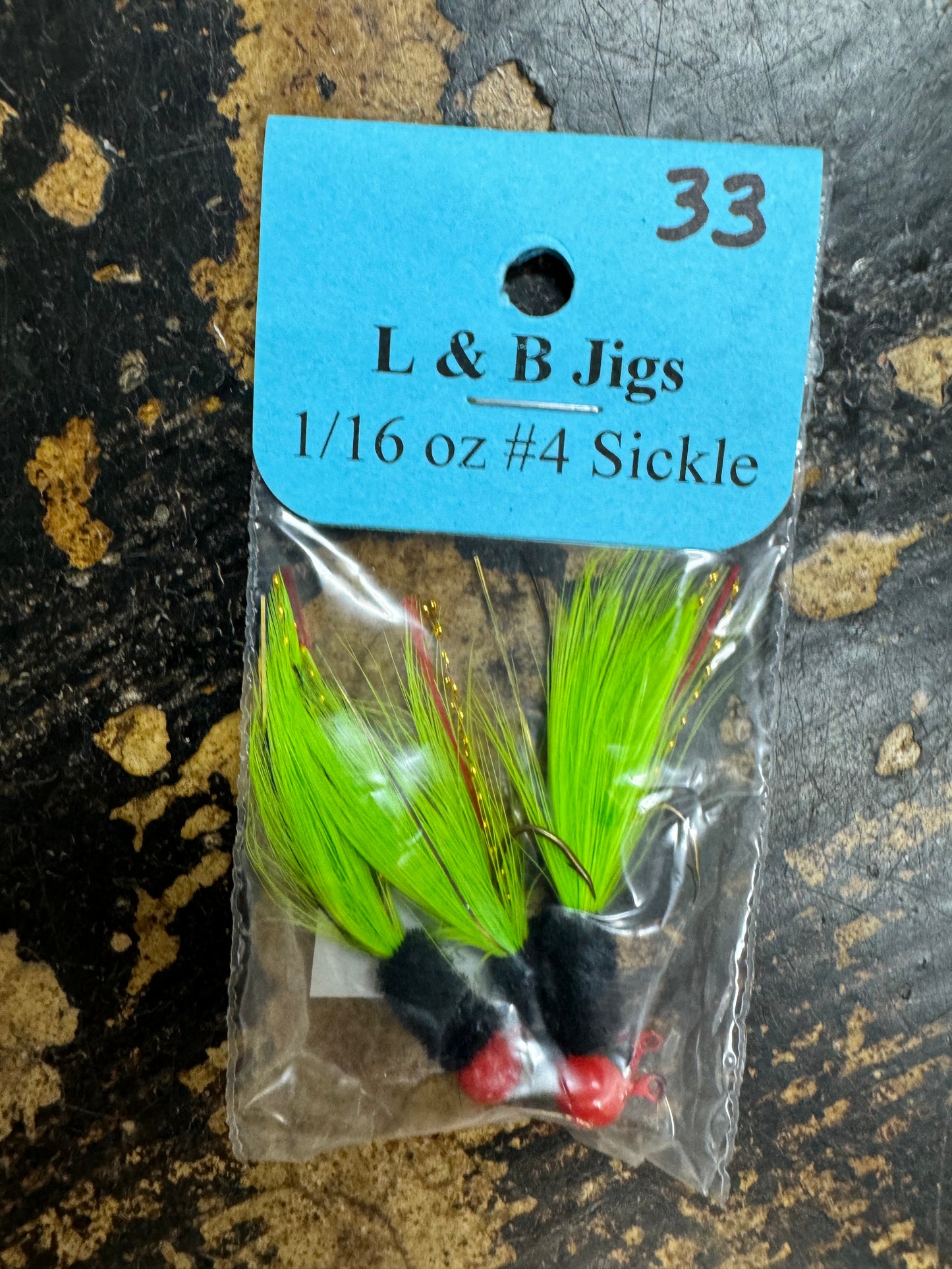 L and B Hand Tied Crappie Jigs #33