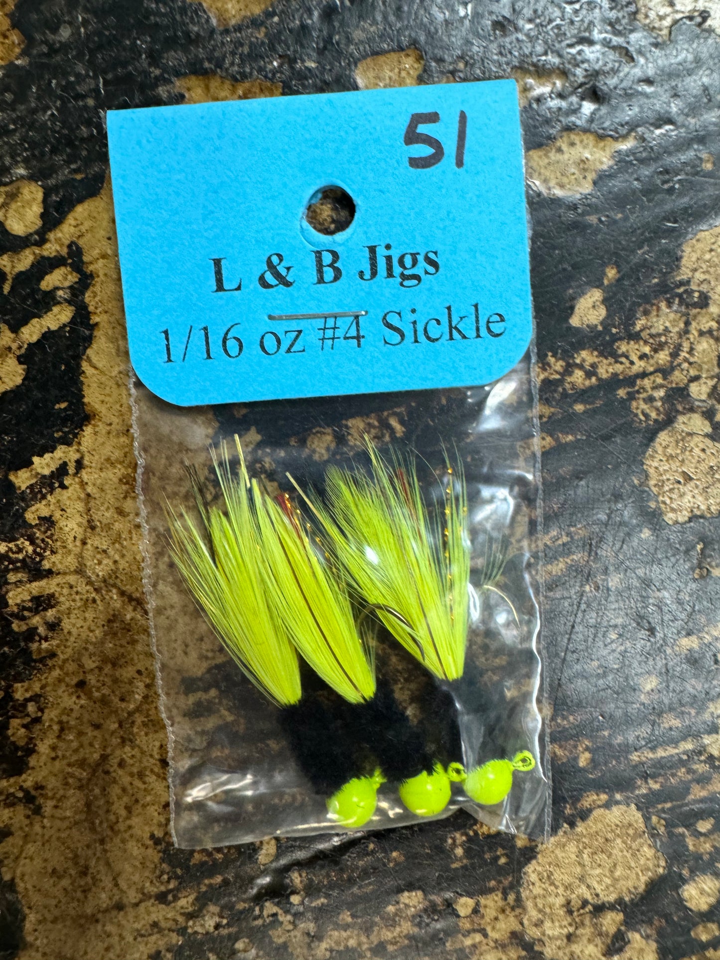 L and B Hand Tied Crappie Jigs #51