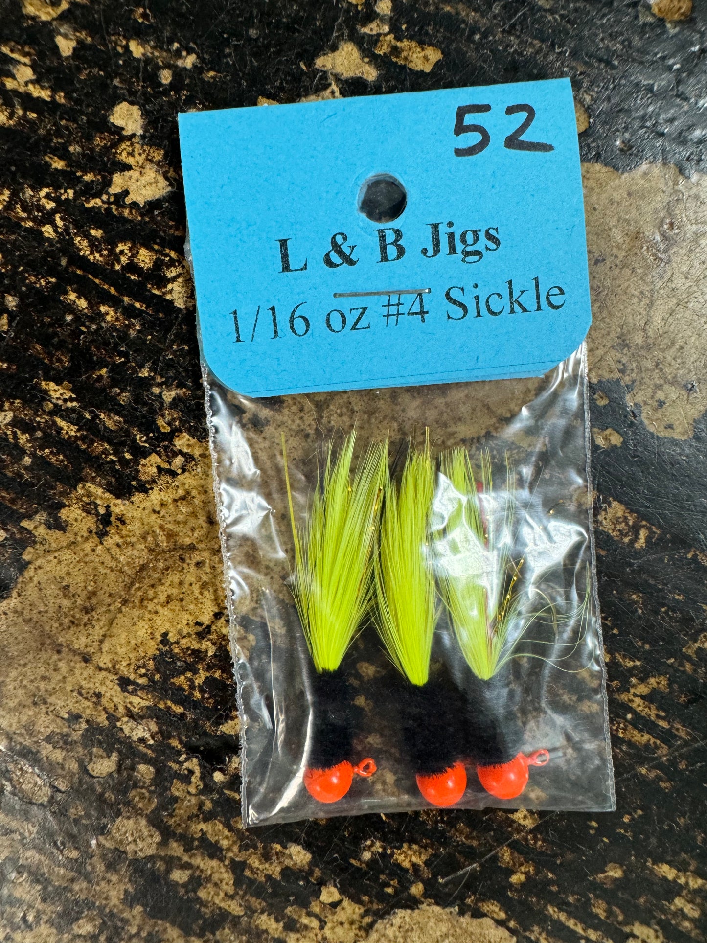 L and B Hand Tied Crappie Jigs #52