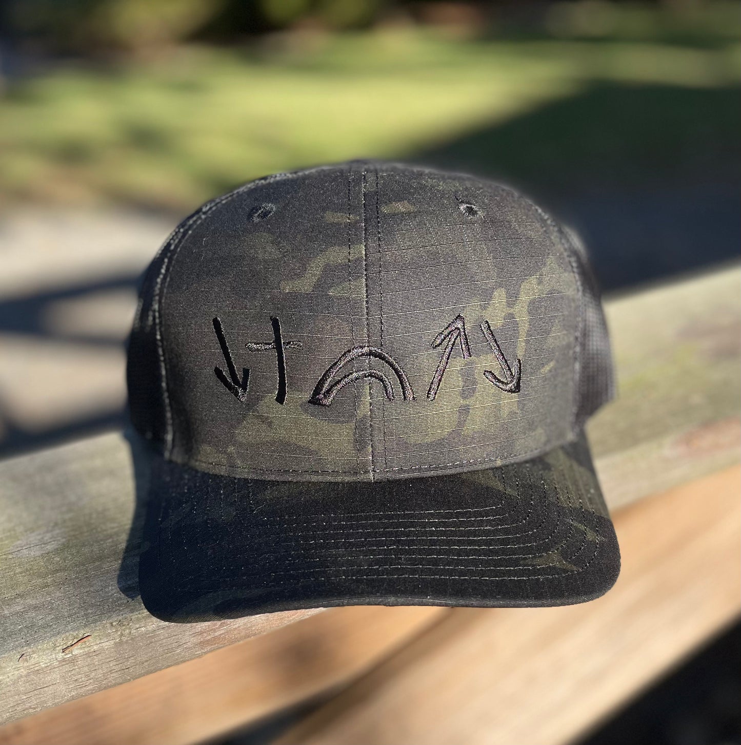 Gospel Symbols Hat Black Camo