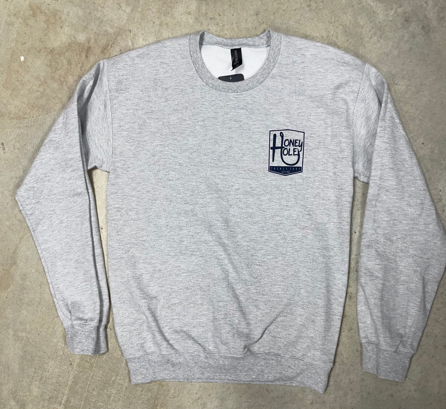Honey Hole Tackle Shop Crew Neck Sweatshirt