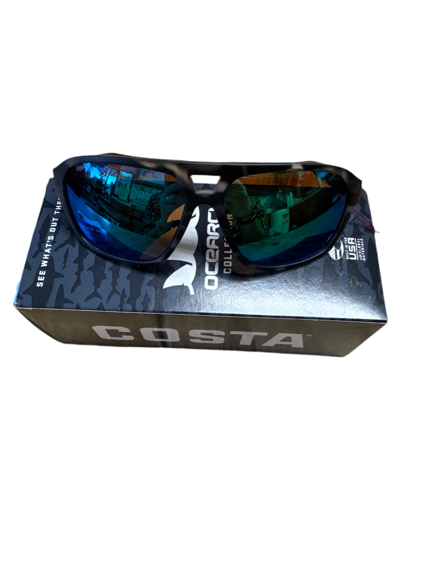 Closeout Costas - Switchfoot Ocearch Matte Tiger Shark - Green 580P