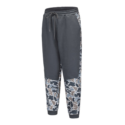 Honey Hole Fleece Lounge Joggers. - Gray Camo