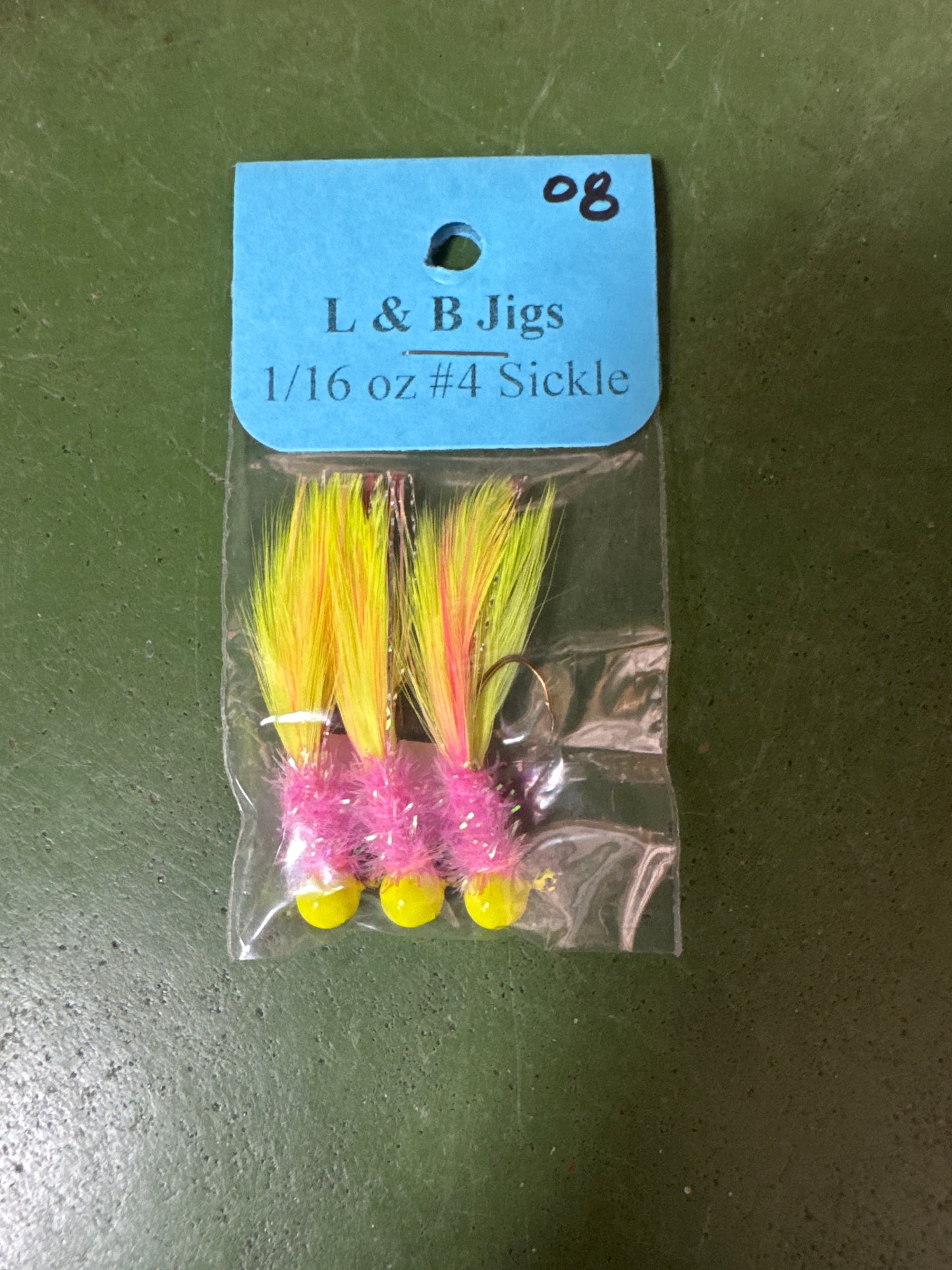 L and B Hand Tied Crappie Jigs #08