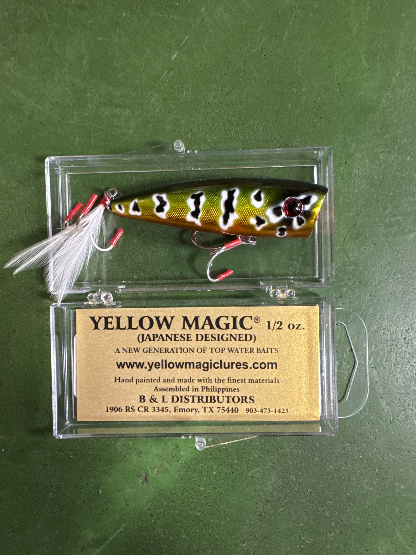 Yellow Magic Magnum - Peacock